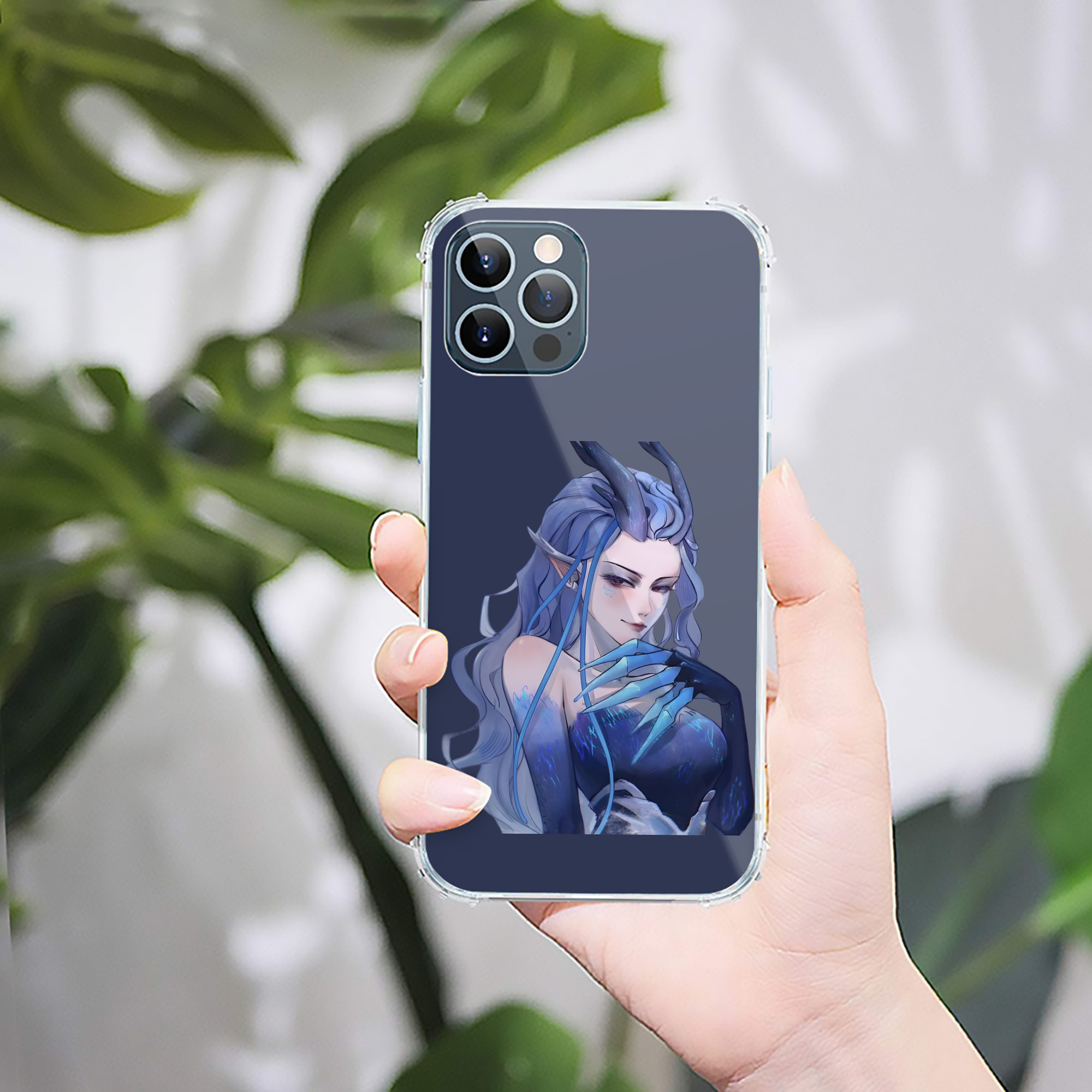 （画像用） Ne Zha 2 ナタ 魔童の大暴れ 【iPhone 12シリーズ対応】透明スマホケース（クリアソフトケース）